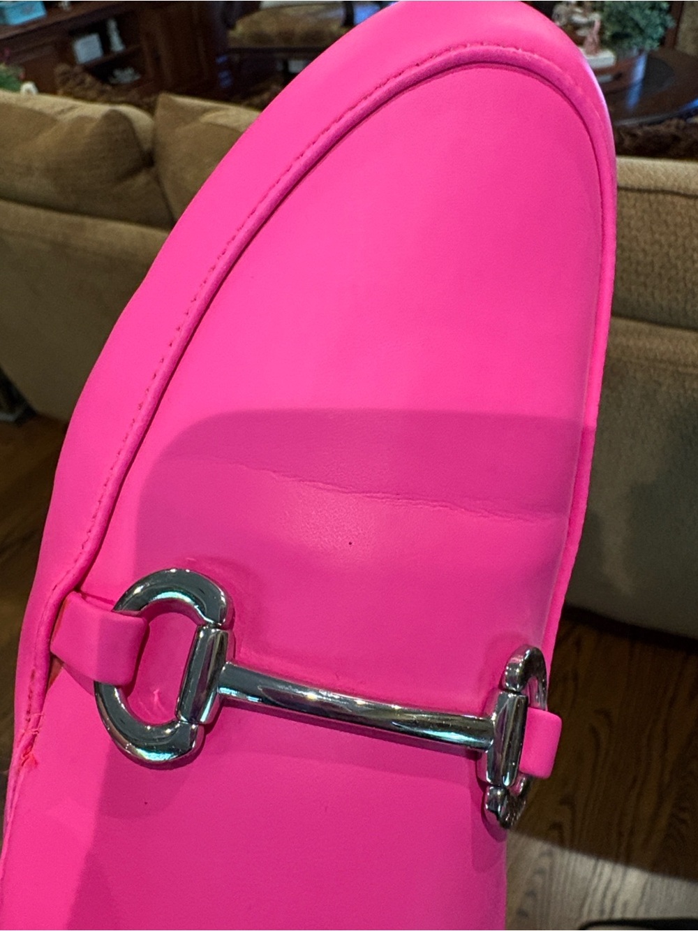 Macy’s Inc. Hot Pink Mules Size 10 NWOT - Picture 7 of 7